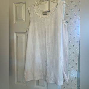 White New Additions Maternity Top